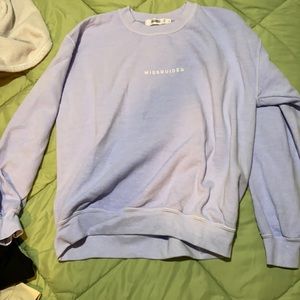 blue missguided crewneck